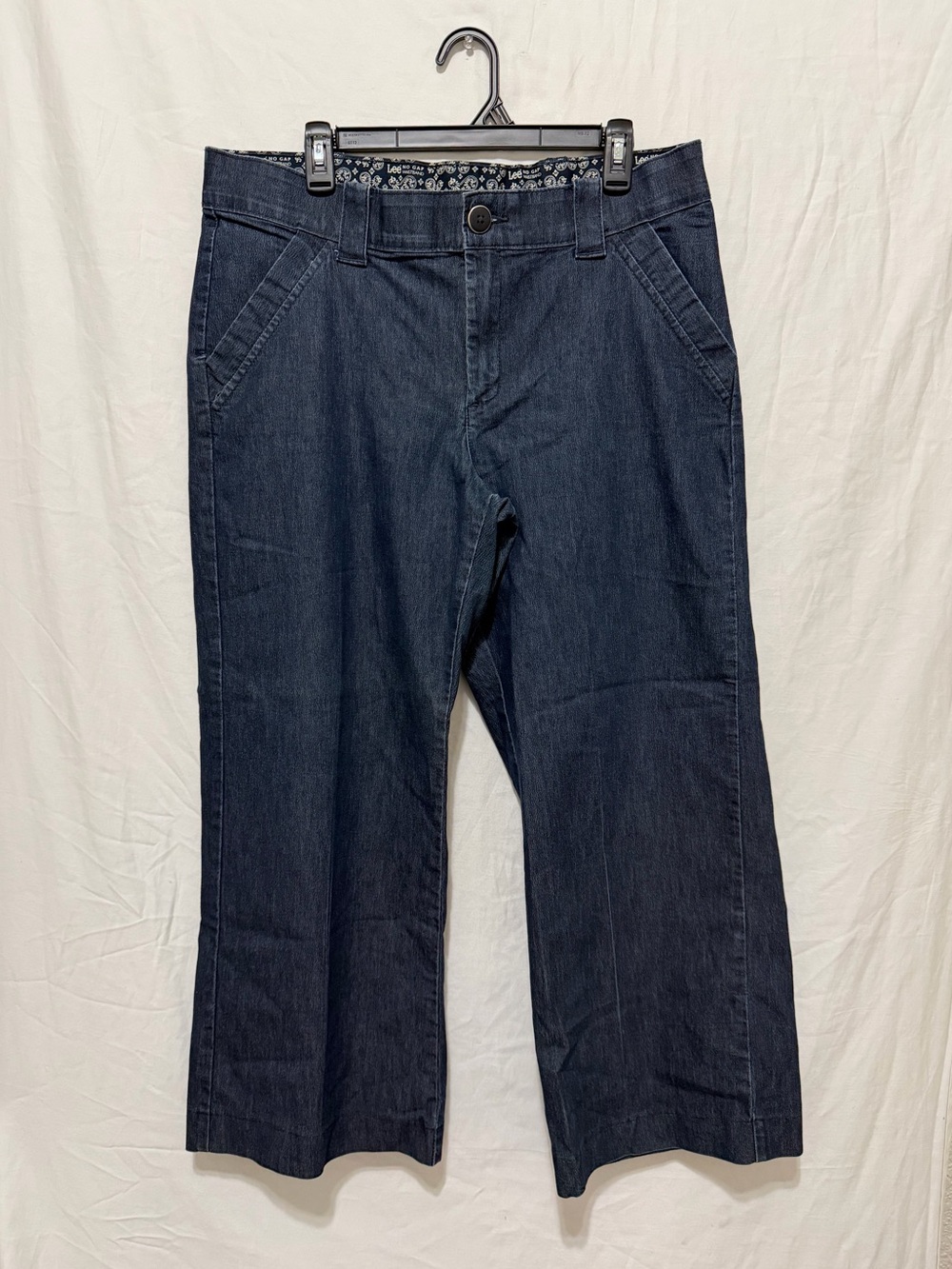 Lee Jeanswear Womens Blue Denim Comfort Waistband Size 16 Petite